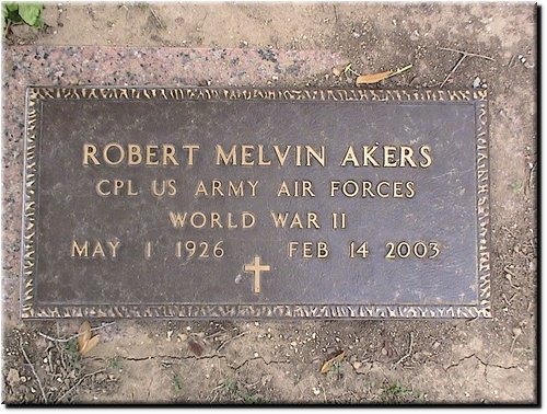 Akers, Robert Melvin (military marker).JPG