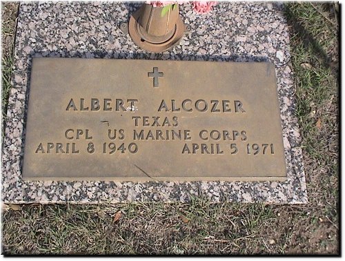 Alcozer, Albert (military marker).JPG