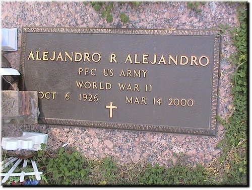 Alejandro, Alejandro (military marker).JPG