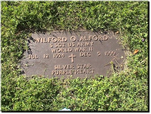 Alford, Wilford (military marker).JPG