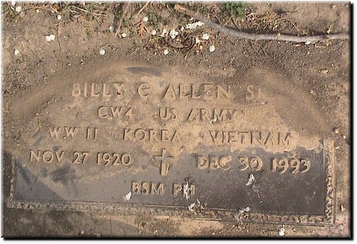 Allen, Billy Sr (military marker).JPG