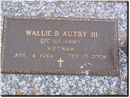 Autry, Wallie (military marker).JPG