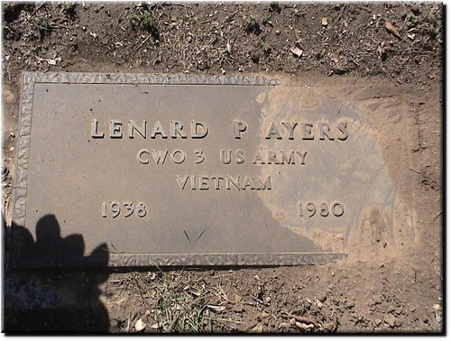 Ayers, Lenard (military marker).JPG