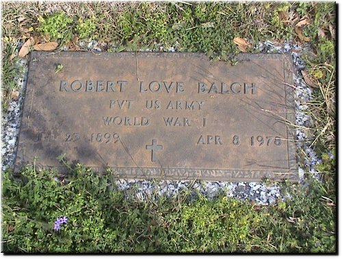 Balch, Robert Love (military marker).JPG