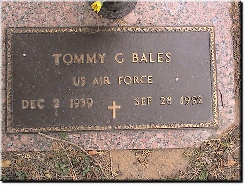 Bales, Tommy (military marker).JPG