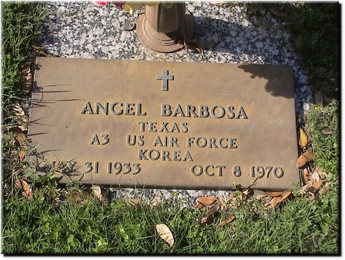 Barbosa, Angel (military marker).JPG