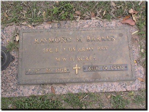 Barker, Raymond (military marker).JPG