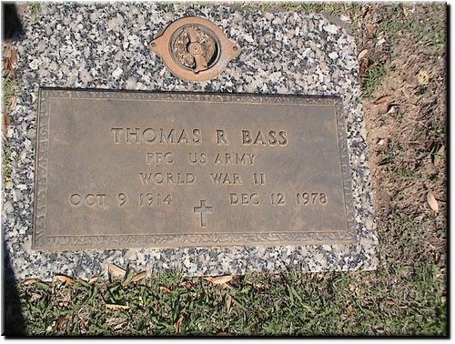 Bass, Thomas R (military marker).JPG