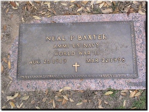 Baxter, Neal (military marker).JPG