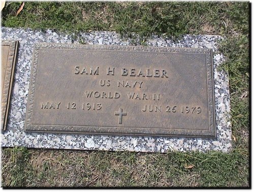 Bealer, Sam (military marker).JPG