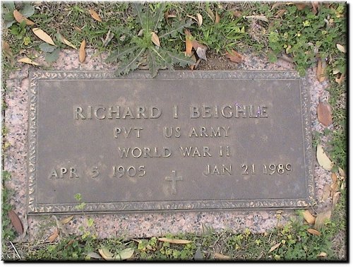 Beighle, Richard (military marker).JPG