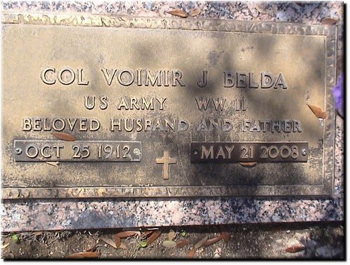 Belda, Voimir J (military marker).JPG