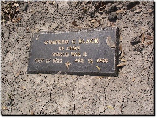 Black, Winfred C (military marker).JPG