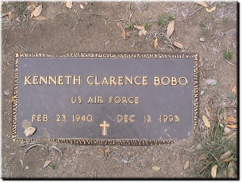 Bobo, Kenneth Clarence (military marker).JPG