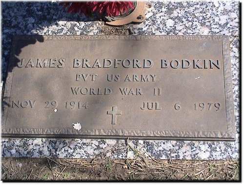 Bodkin, James Bradford (military marker).JPG