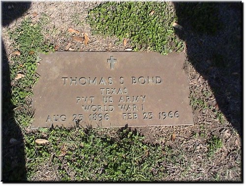 Bond, Thomas (military marker).JPG