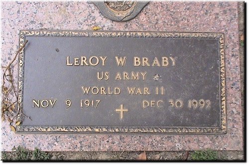 Braby, LeRoy (military marker).JPG