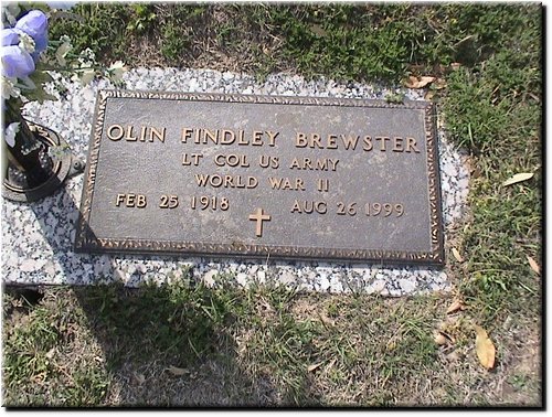 Brewster, Olin Findley (military marker).JPG