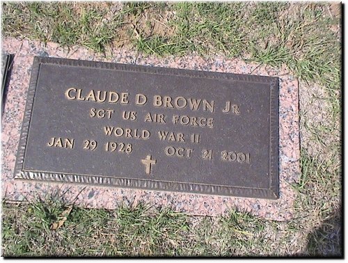 Brown, Claude Jr (military marker).JPG