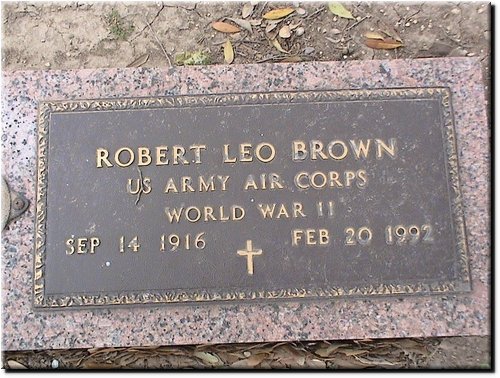 Brown, Robert Leo (military marker).JPG