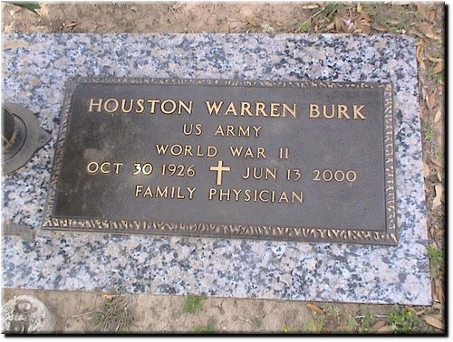 Burk, Houston (military marker).JPG