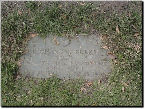 Burks, Richard (military marker).JPG