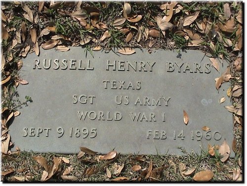 Byars, Russell Henry (military marker).JPG