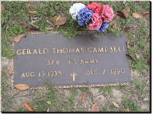 Campbell, Gerald Thomas (military marker).JPG