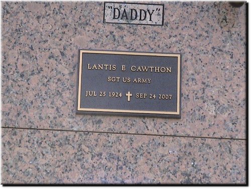 Cawthon, Lantis (military marker).JPG