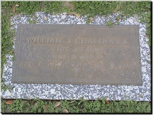 Chaloupka, William (military marker).JPG