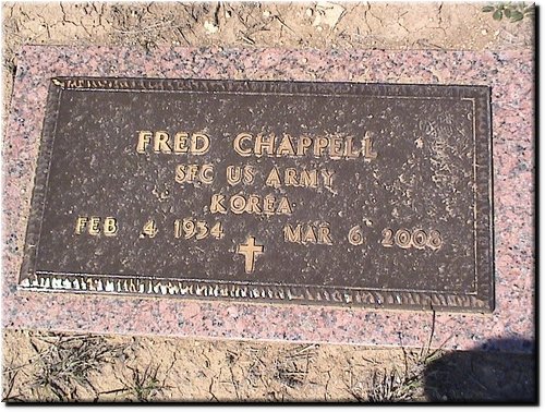 Chappell, Fred (military marker).JPG