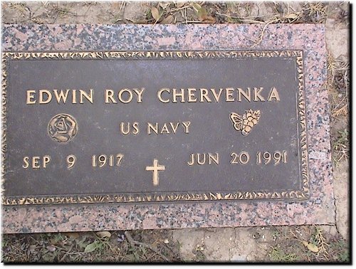 Chervenka, Edwin Roy (military marker).JPG