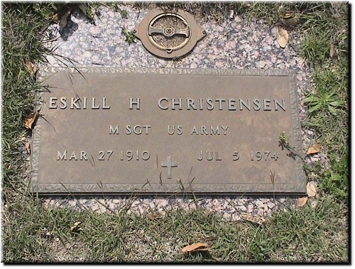 Christensen, Eskill H (military marker).JPG