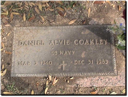 Coakley, Daniel Alvie (military marker).JPG