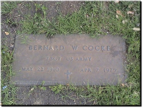 Cocke, Bernard (military marker).JPG