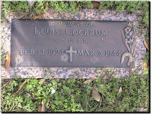 Cockrum, Louis (military marker).JPG