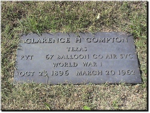 Compton, Clarence (military marker).JPG