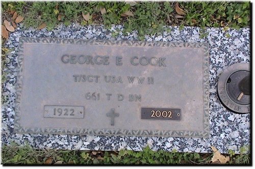 Cook, George E (military marker).JPG