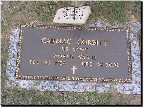 Corbitt, Carmac (miliary marker).JPG