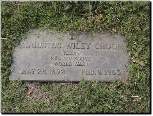 Croom, Augustus Wiley (military marker).JPG