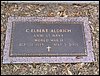 Aldrich, C Elbert (military marker).JPG