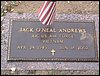 Andrews, Jack O'Neal (military marker).JPG