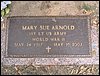 Arnold, Mary Sue (military marker).JPG