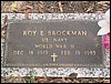 Brockman, Roy E (military marker).JPG