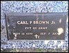 Brown, Carl Jr (military marker).JPG