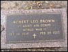 Brown, Robert Leo (military marker).JPG