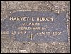 Burch, Harvey (military marker).JPG