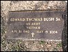 Bush, Edward Thomas Sr (military marker).JPG