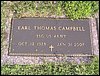 Campbell, Earl Thomas (military marker).JPG