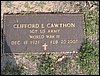 Cawthon, Clifford (military marker).JPG